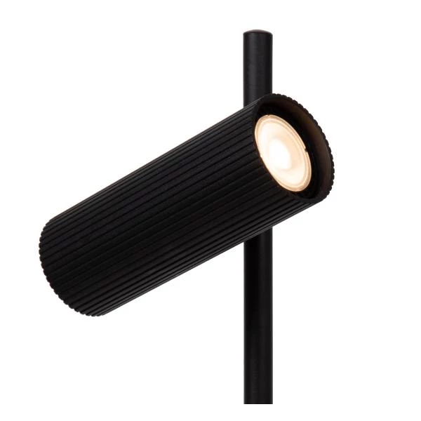 Lucide CLUBS - Lampe de bureau - 1xGU10 - Noir - détail 1
